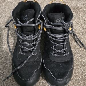 Jack Wolfskin Kid's Black Hiking Shoes